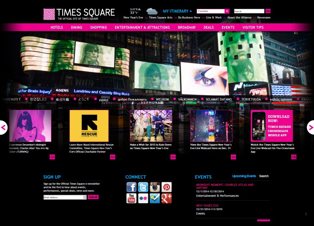 Times Square Alliance Times Square NYC Official Website Official New Year’s Eve Information