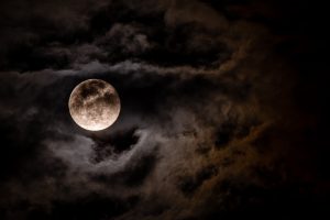photo of a full moon
