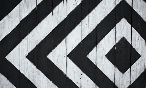 white and black wooden board