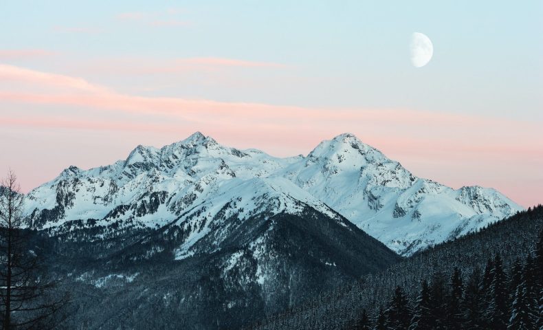 snowy mountain